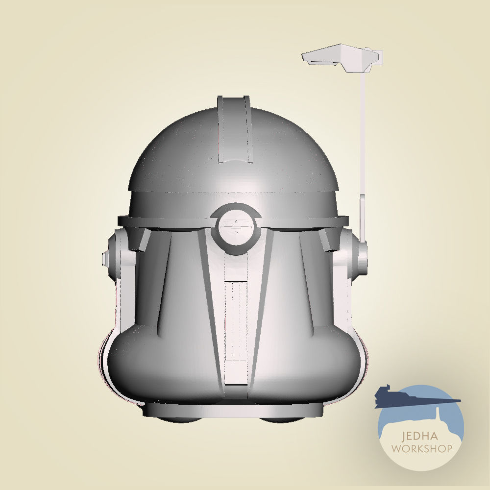 Star Wars Arc Trooper Phase II Helmet 3D Print File 3D print model_3