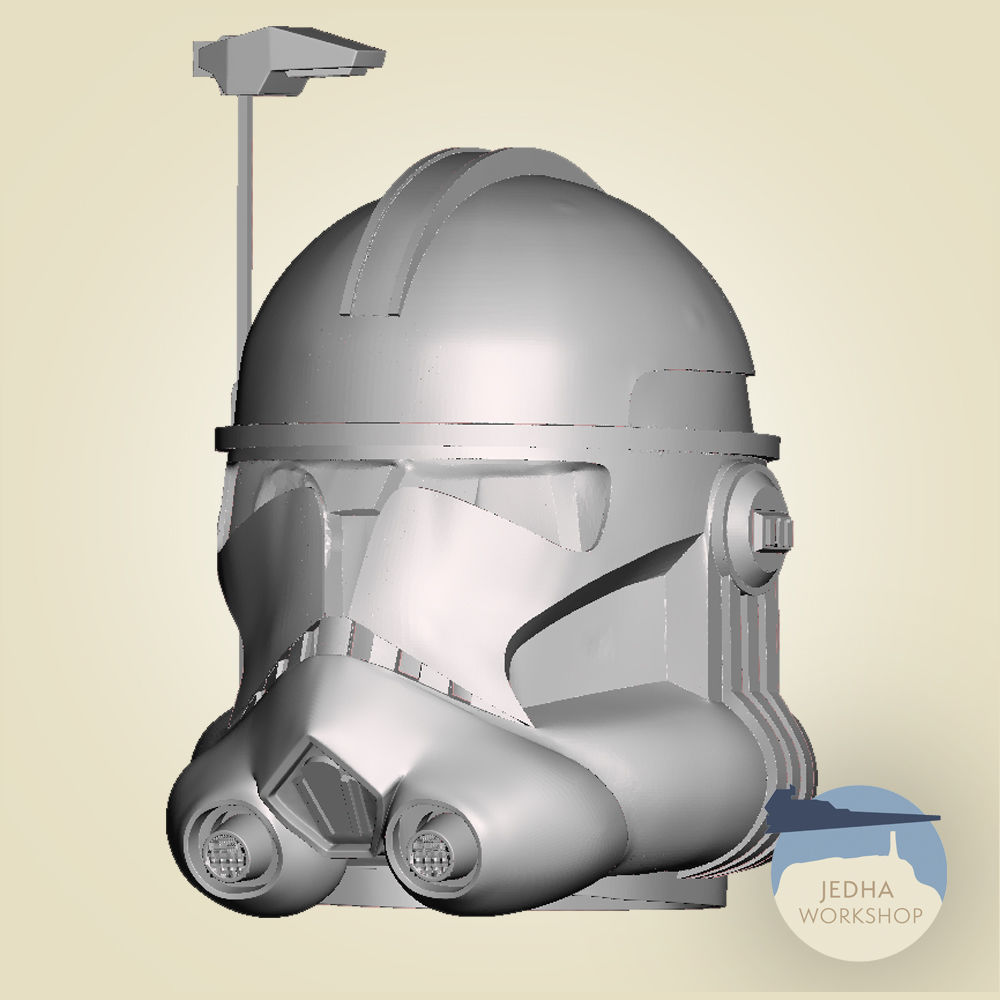 Star Wars Arc Trooper Phase II Helmet 3D Print File 3D print model_1