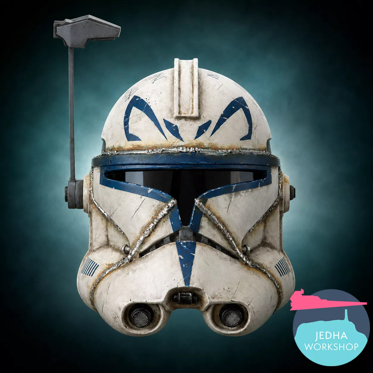 Captain Rex Old man Rex Realistic Style Helmet ROTS 3D print model