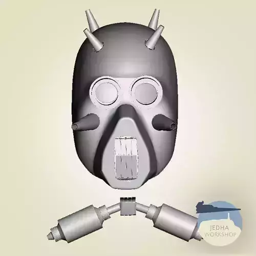 Star Wars Tusken Raider Chief Helmet 3D print Files
