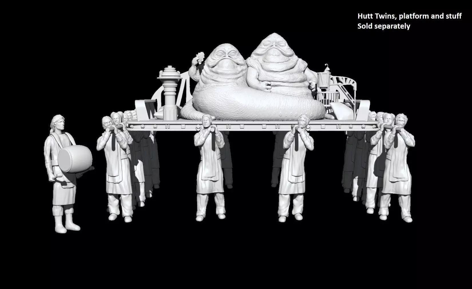 Hutt Twins Slave Carriers 3D print model_0