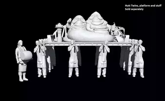 Hutt Twins Slave Carriers 3D print model