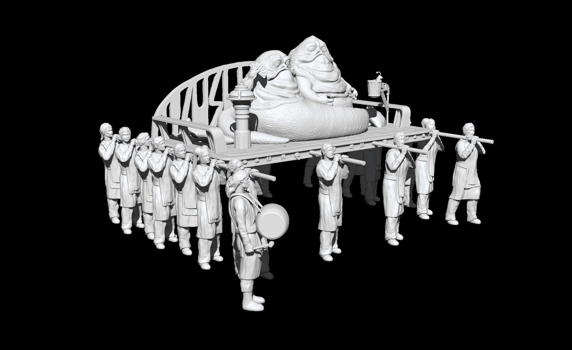 Hutt Twins Slave Carriers 3D print model_1