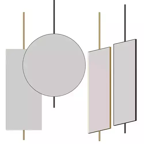 ELEMENTI Mirror by BOFFI 3D model