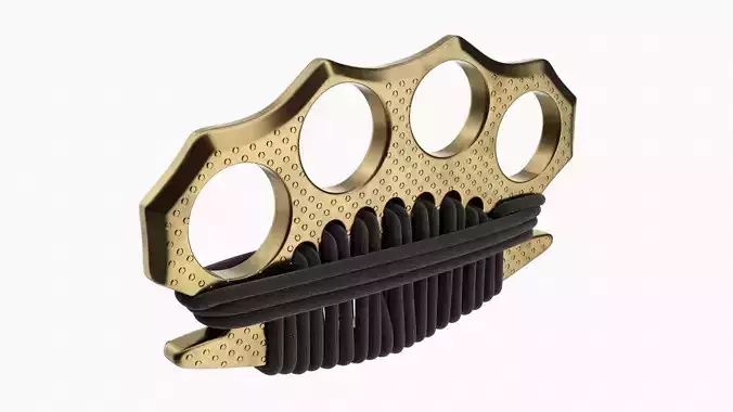 Knuckle with cord 3D model