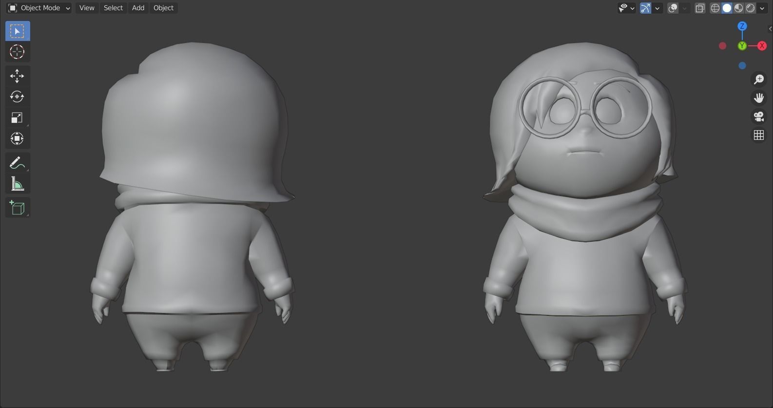 Inside Out - Sadness rigged 3D model_5