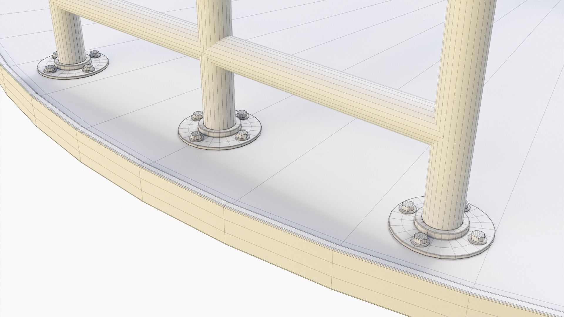 Merry-go-round carousel 07 3D model_6