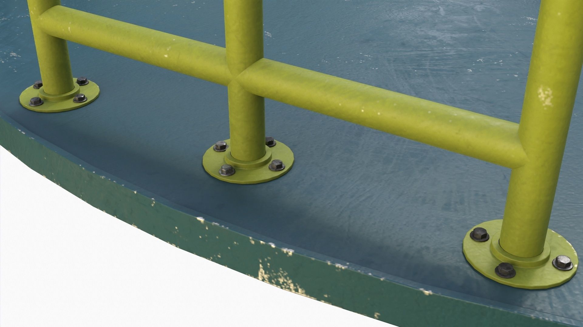 Merry-go-round carousel 07 3D model_3