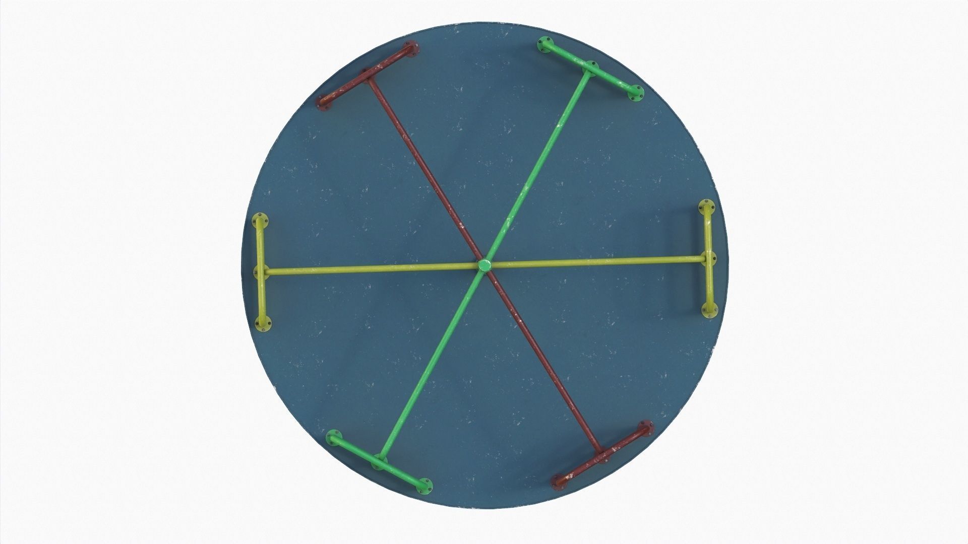 Merry-go-round carousel 07 3D model_2