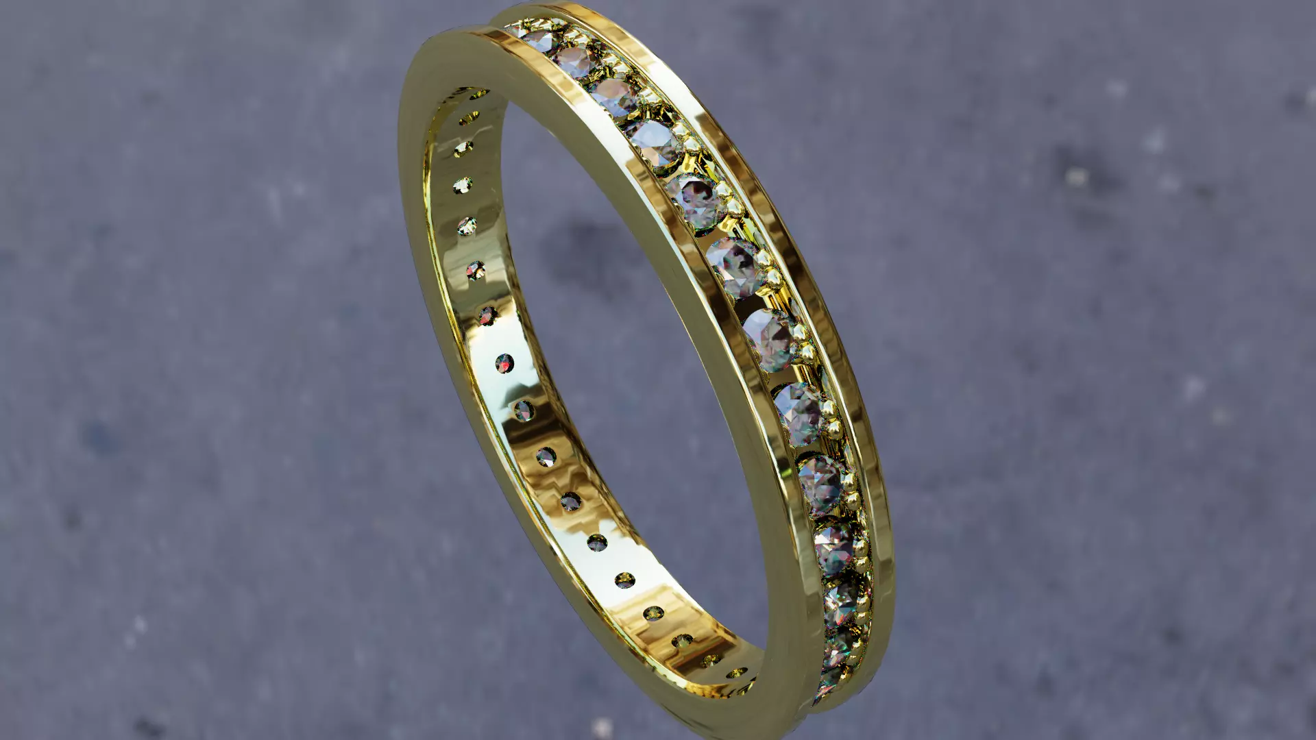 Diamond Bracelet Free 3D model_0