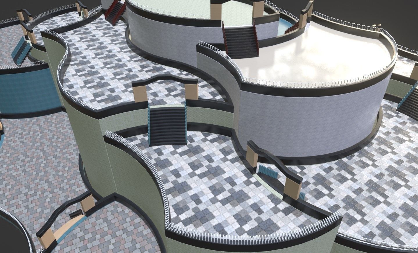 Game Level Low-poly 3D model_14