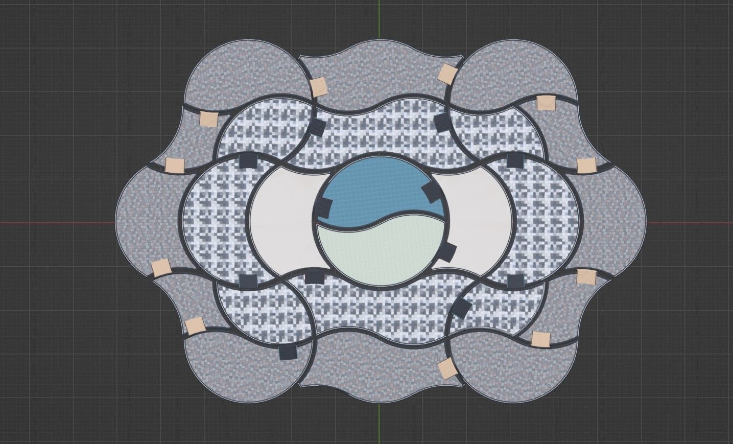 Game Level Low-poly 3D model_2
