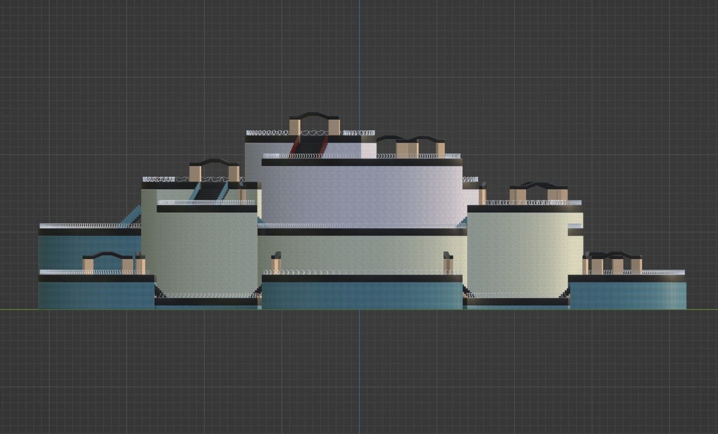 Game Level Low-poly 3D model_19