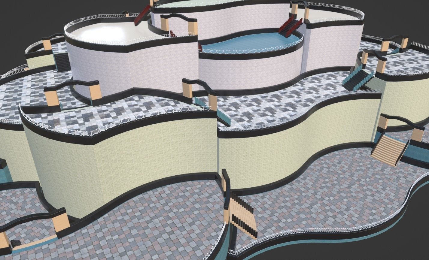 Game Level Low-poly 3D model_13