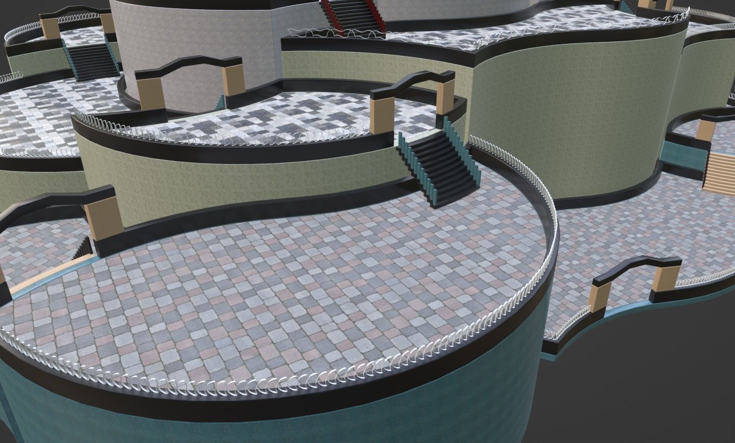 Game Level Low-poly 3D model_15