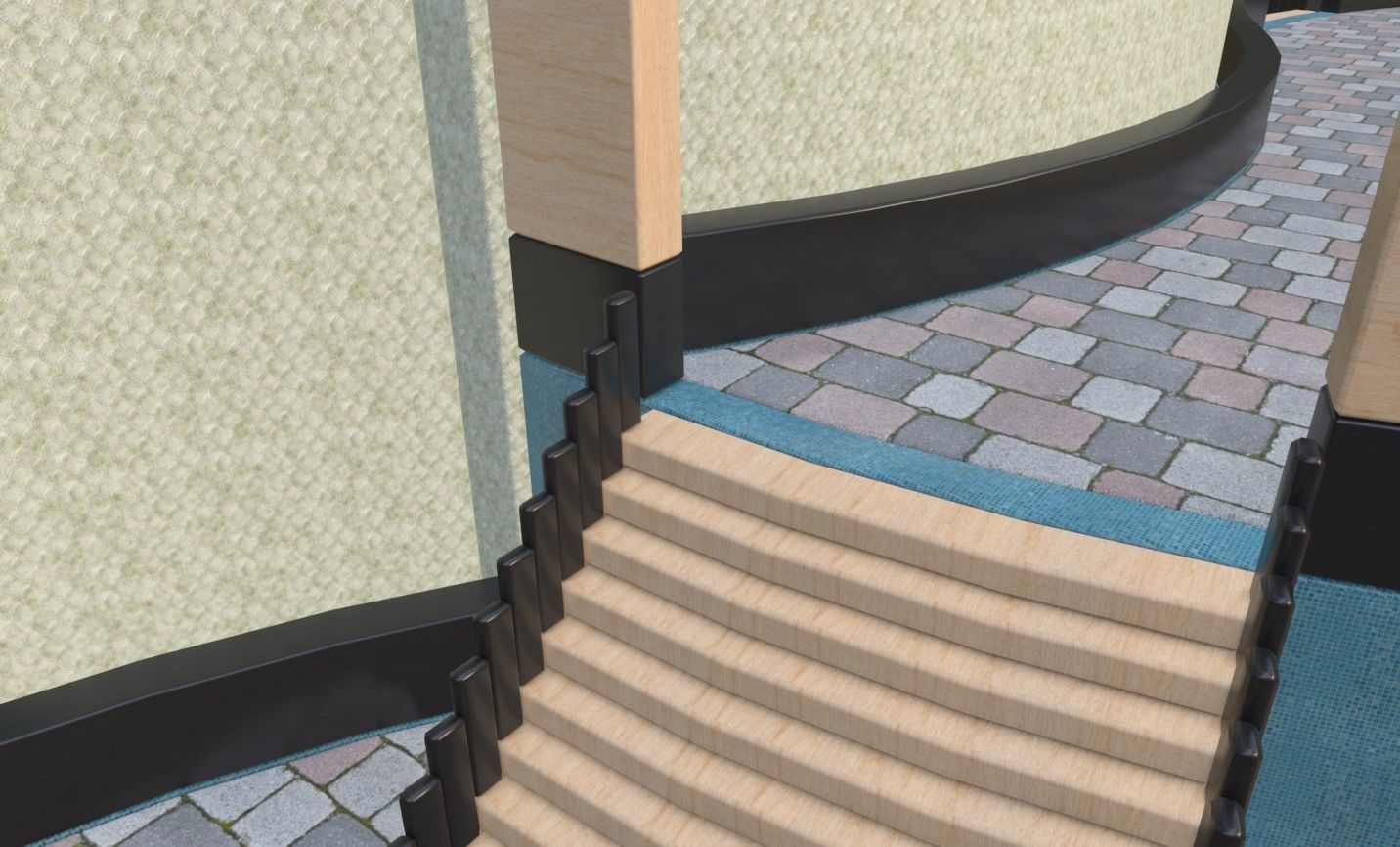 Game Level Low-poly 3D model_9