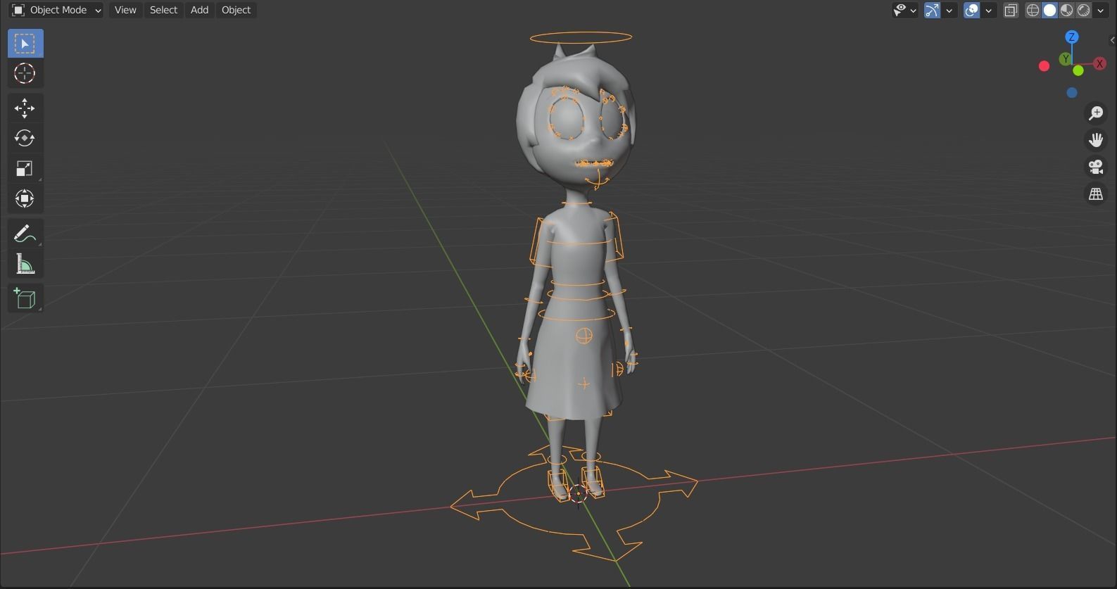 Inside Out - Joy rigged Low-poly 3D model_2