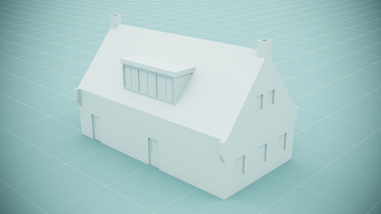 Village houses pack for 3d print 3D print model_15
