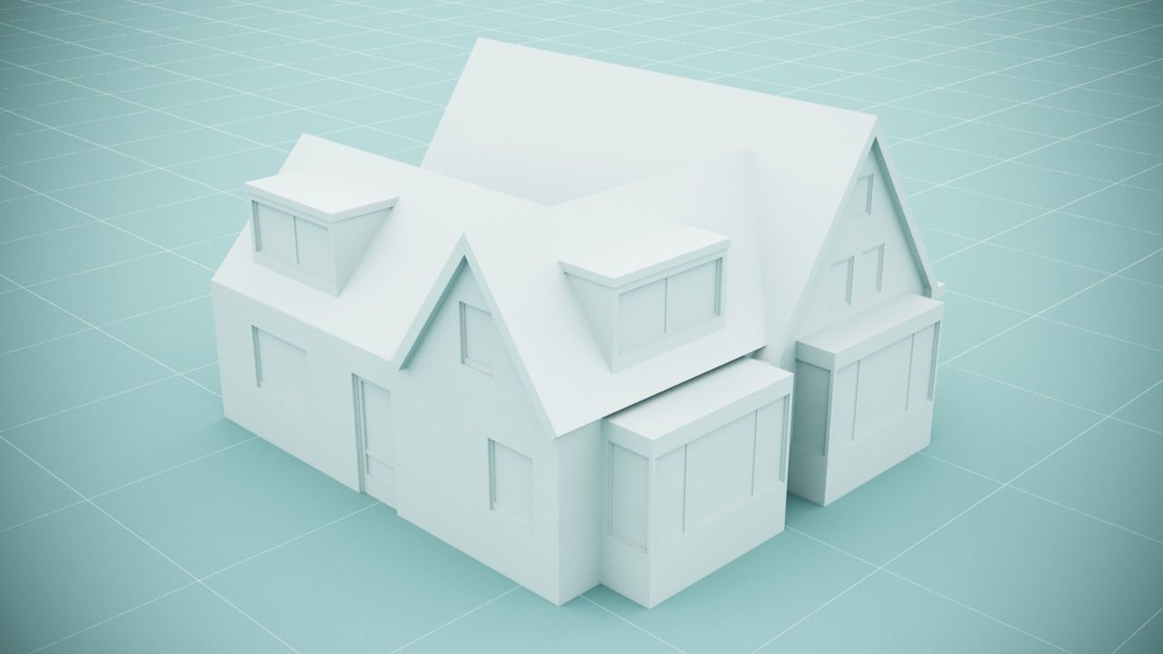 Village houses pack for 3d print 3D print model_19