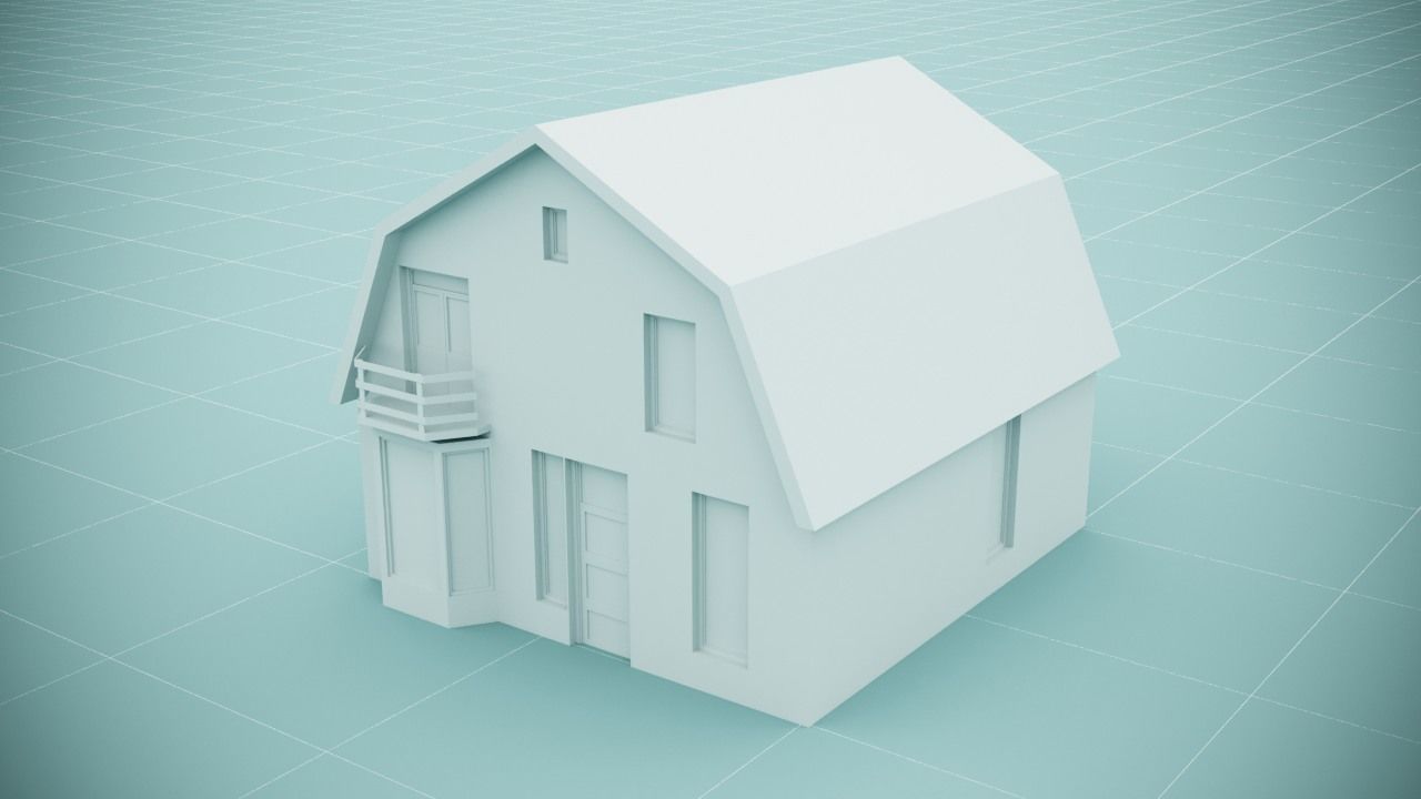 Village houses pack for 3d print 3D print model_5