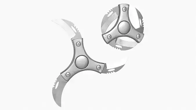 Shinobu ninja shuriken circular dagger