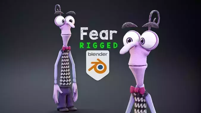 Inside Out - Fear rigged