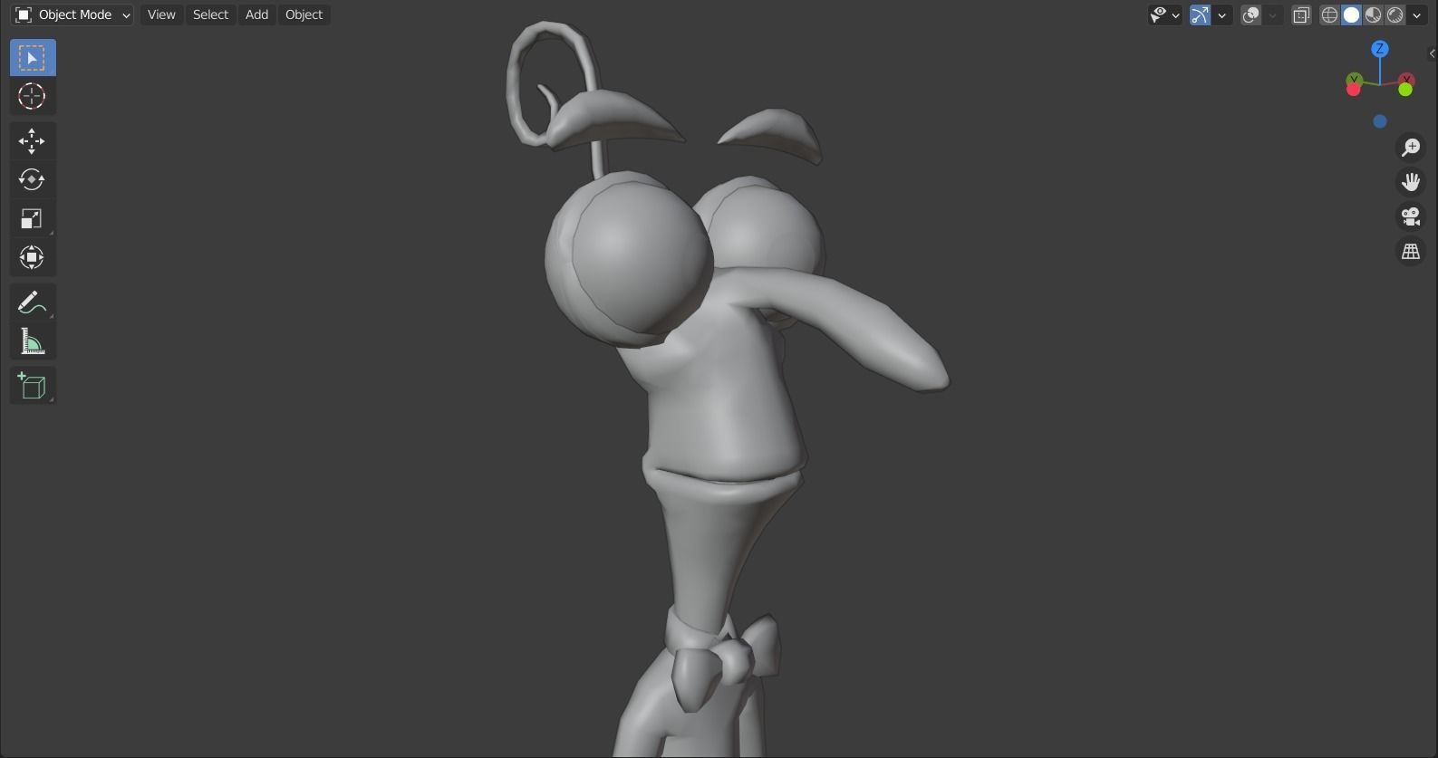Inside Out - Fear rigged Low-poly 3D model_6