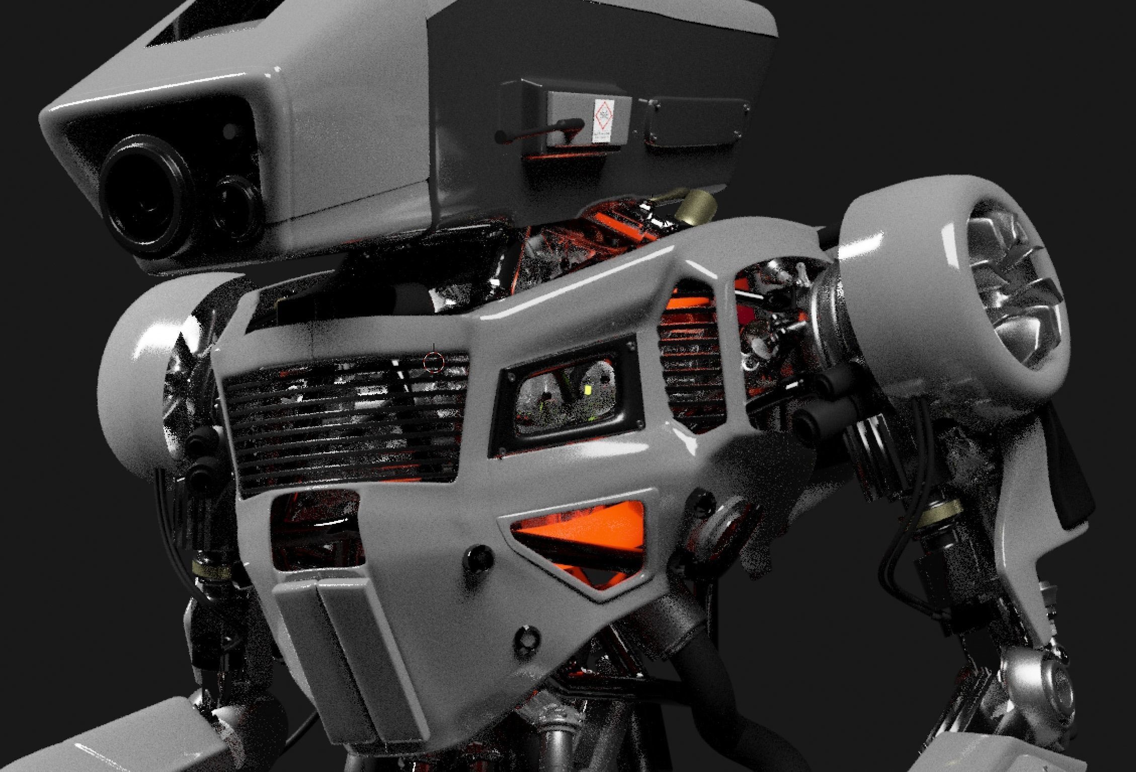 Scifi Robot 3D model_9