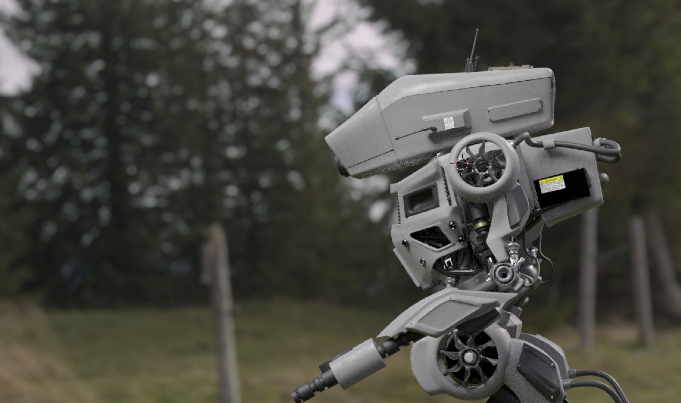 Scifi Robot 3D model_14