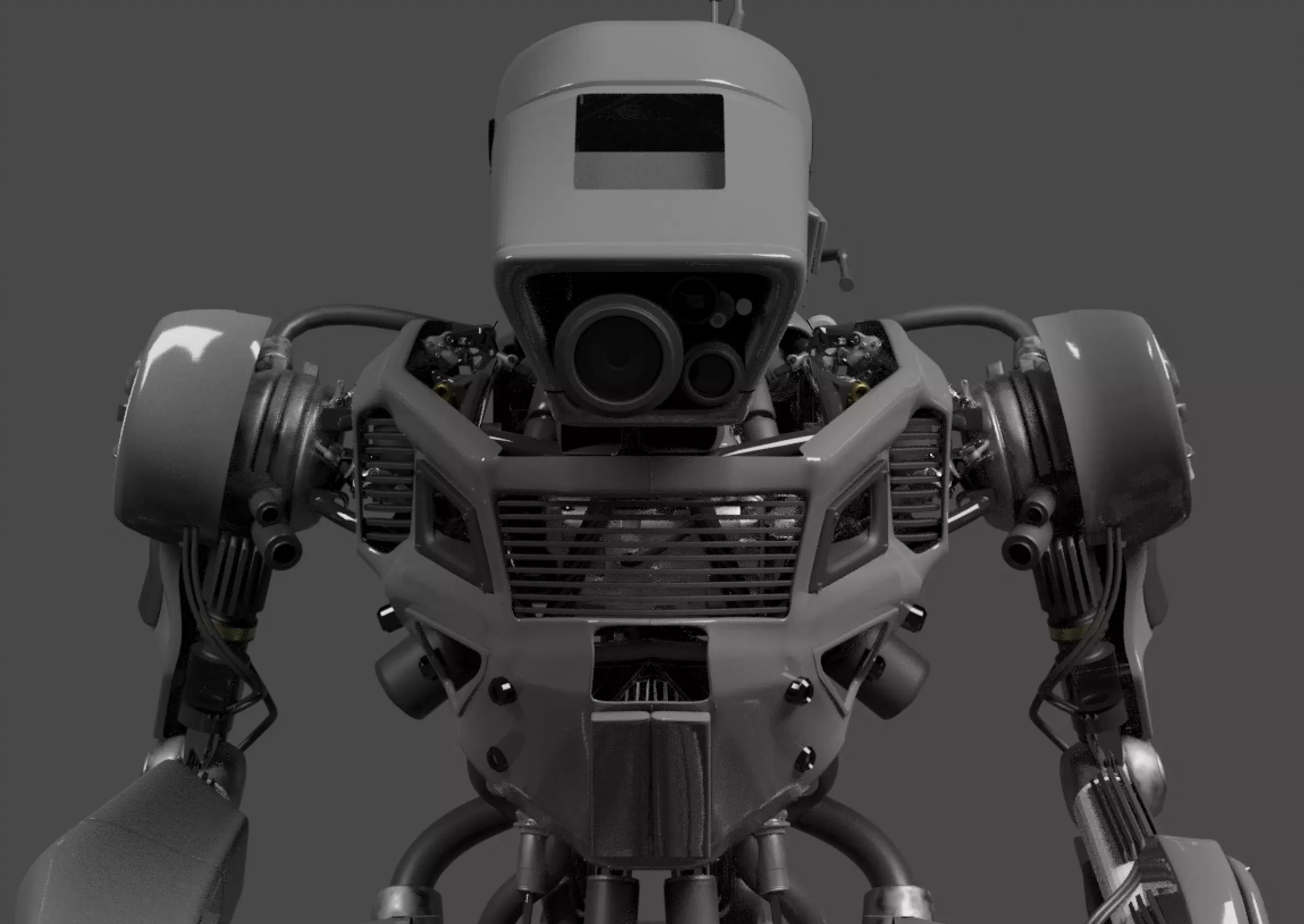 Scifi Robot 3D model_0