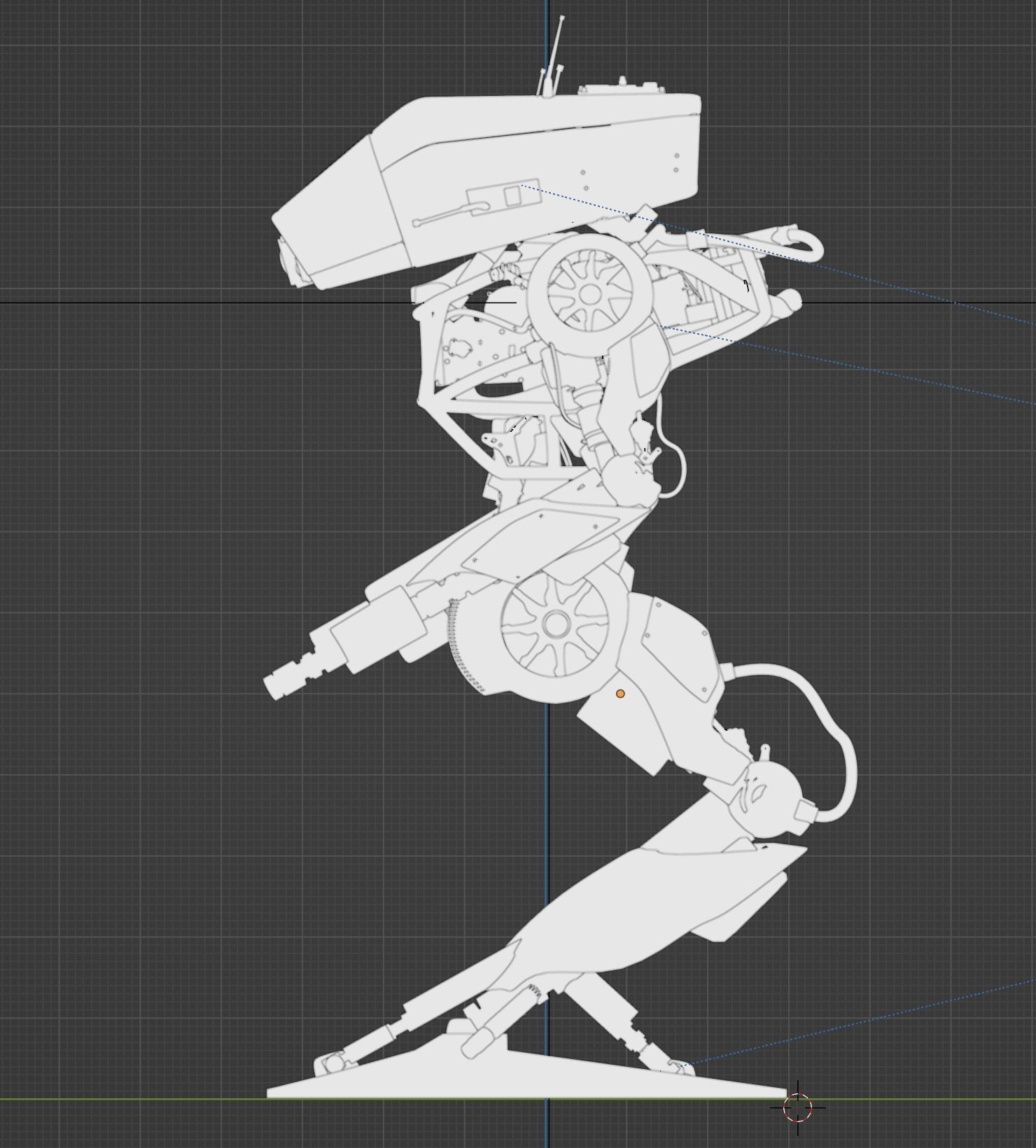 Scifi Robot 3D model_22