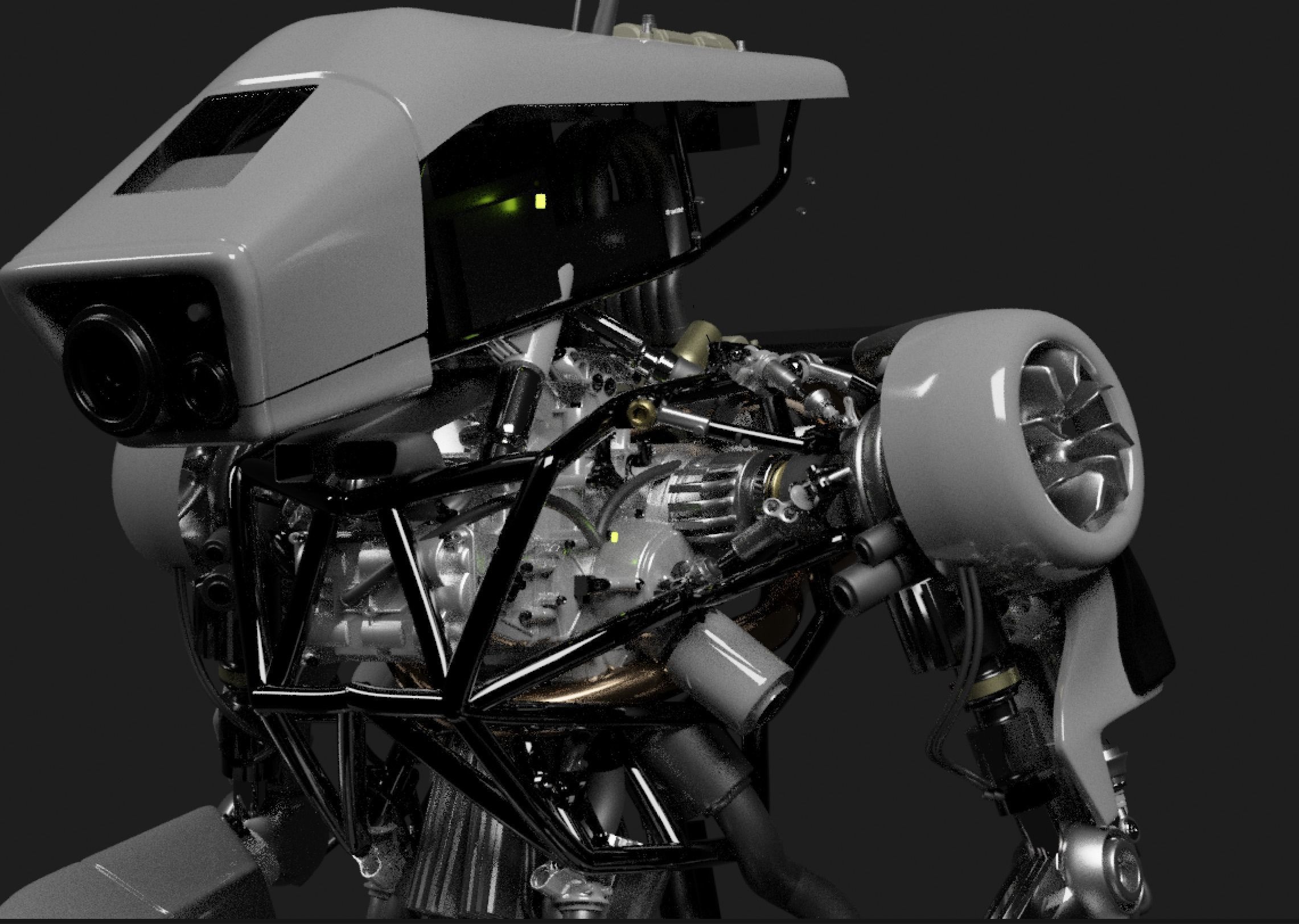 Scifi Robot 3D model_5