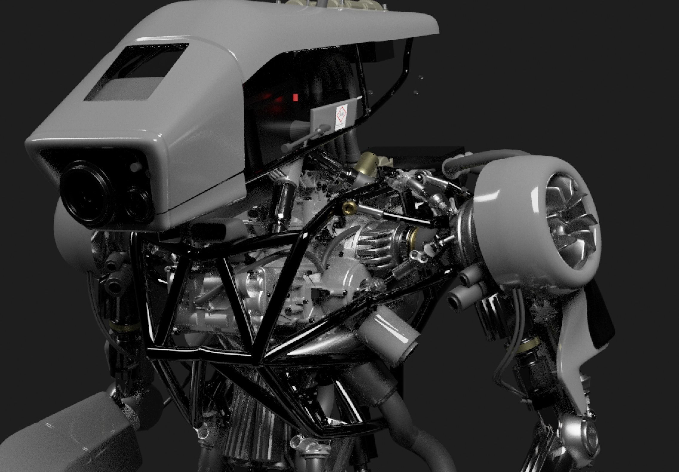 Scifi Robot 3D model_10
