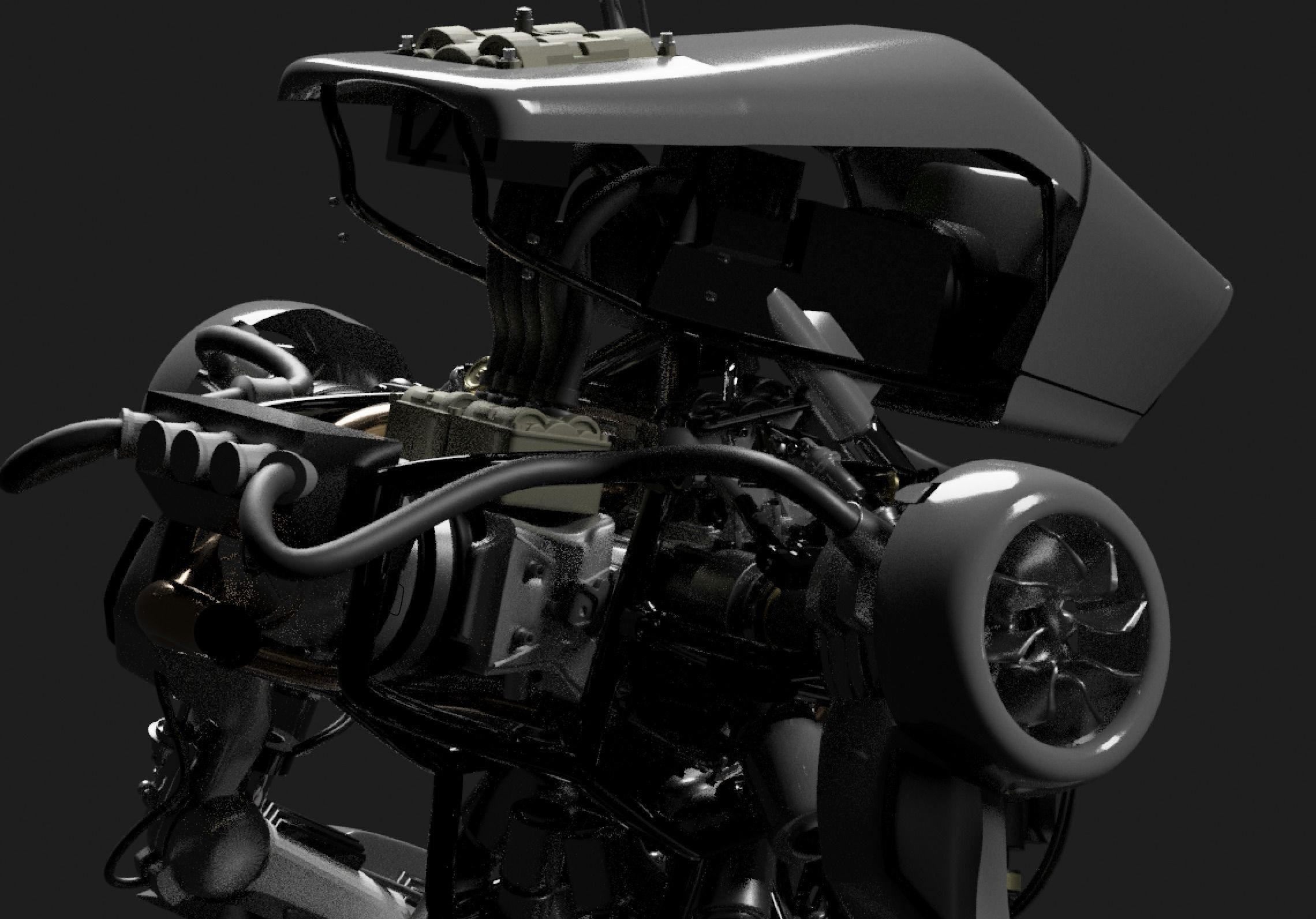 Scifi Robot 3D model_7