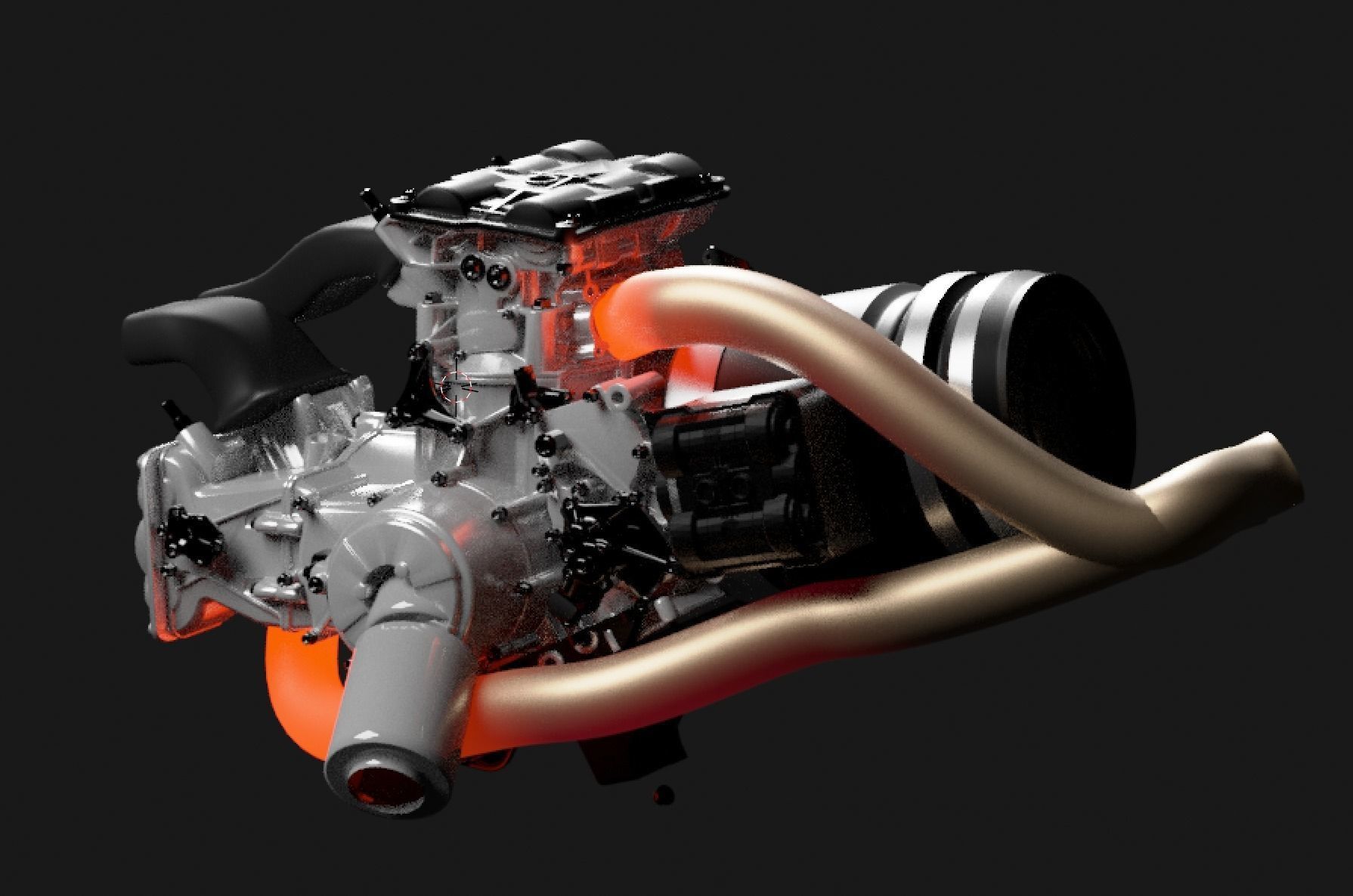 Scifi Robot 3D model_3