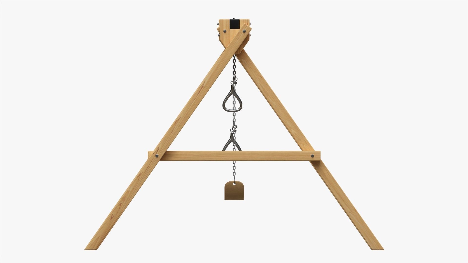 Playground outdoor swing set 02 3D model_7
