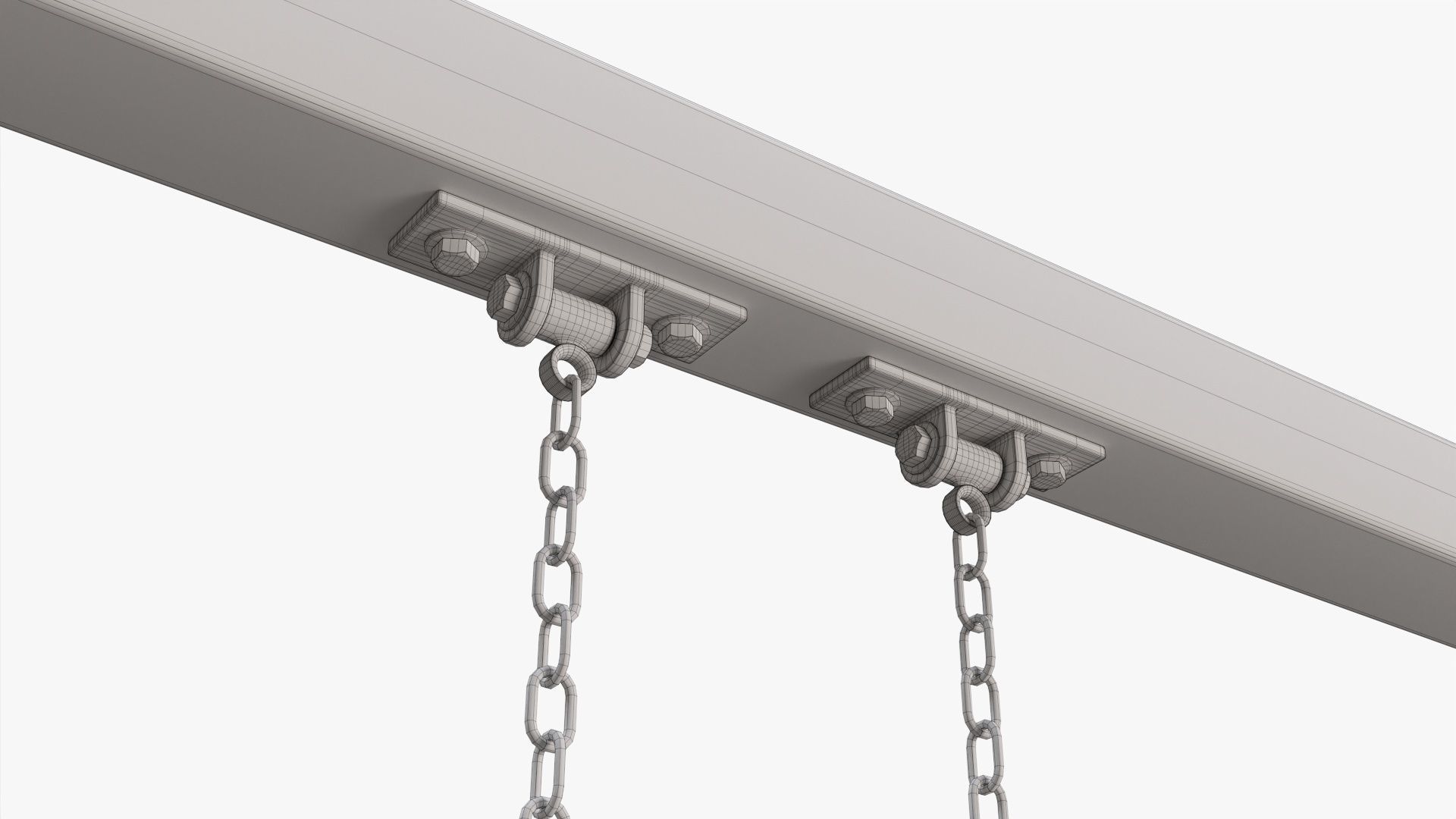 Playground outdoor swing set 02 3D model_10