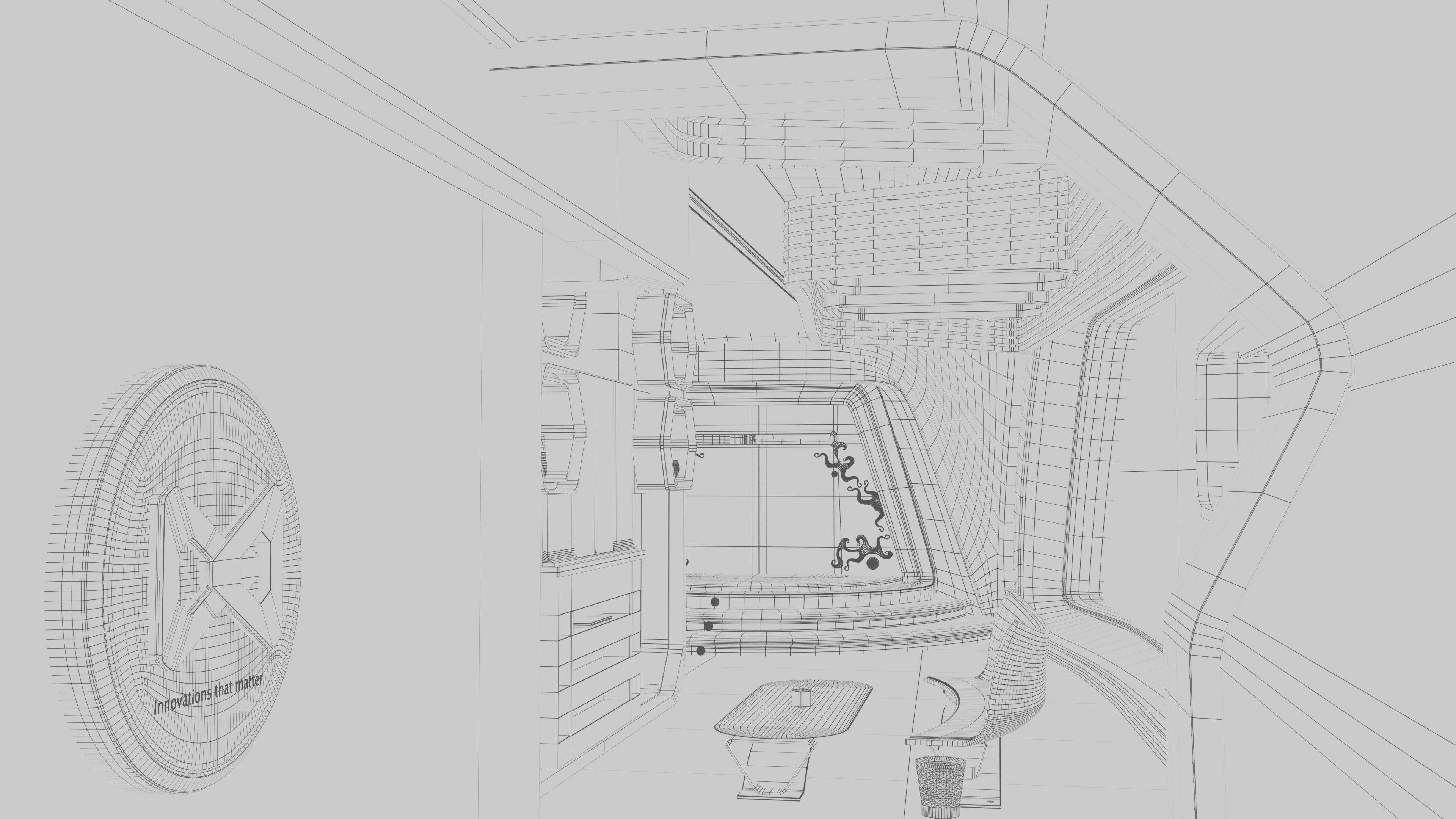 Centurian Spaceship Low-poly 3D model_19
