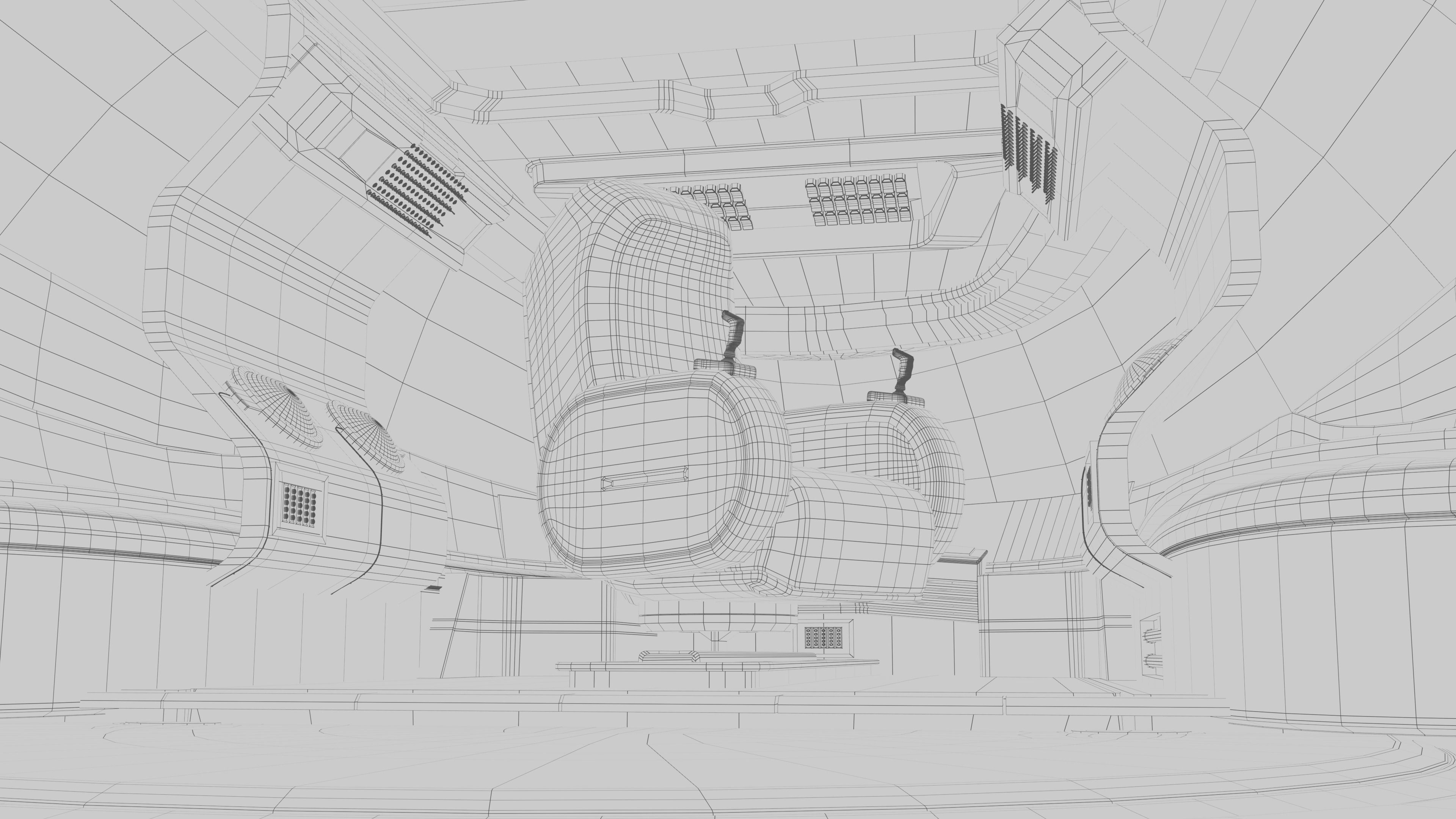 Centurian Spaceship Low-poly 3D model_18