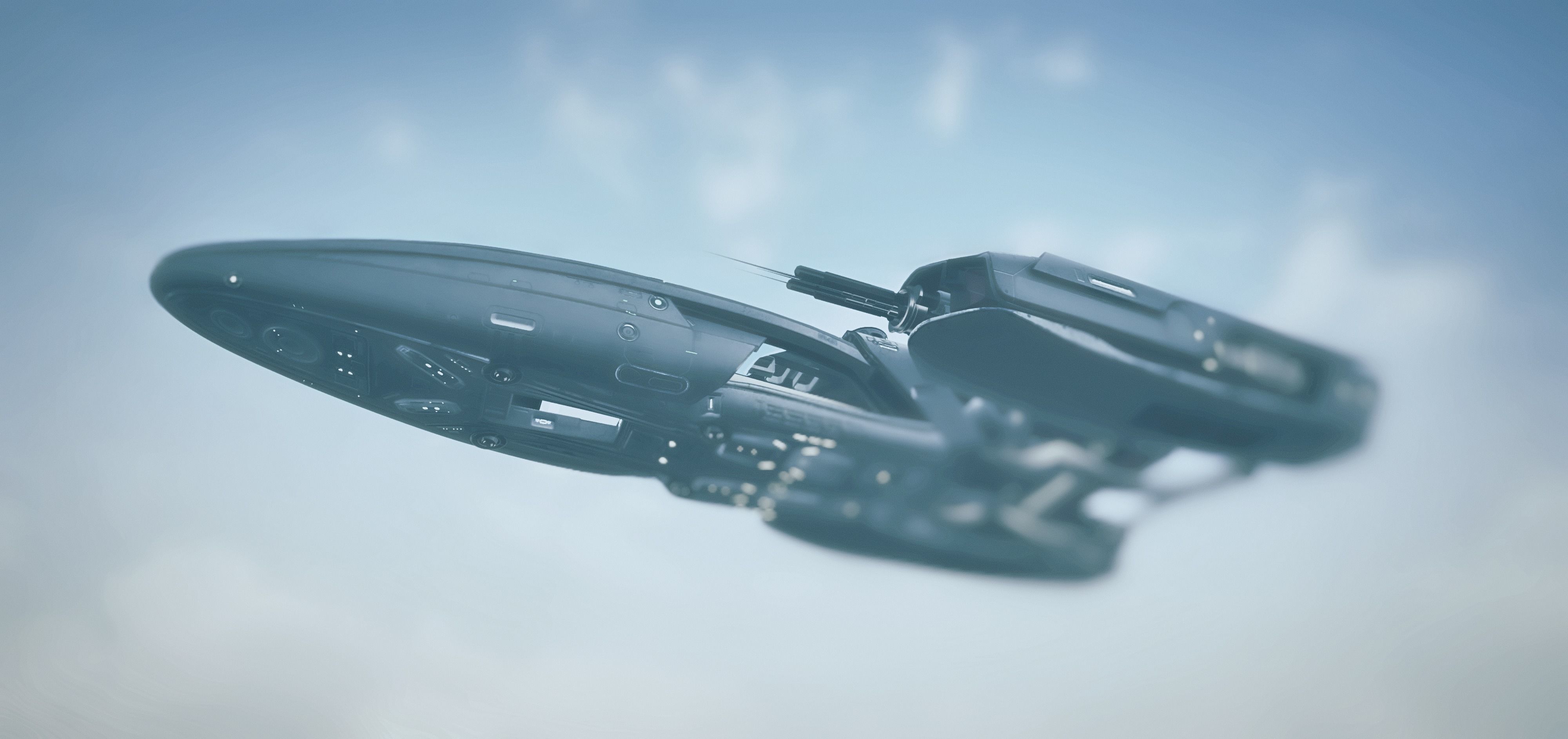 Centurian Spaceship Low-poly 3D model_4