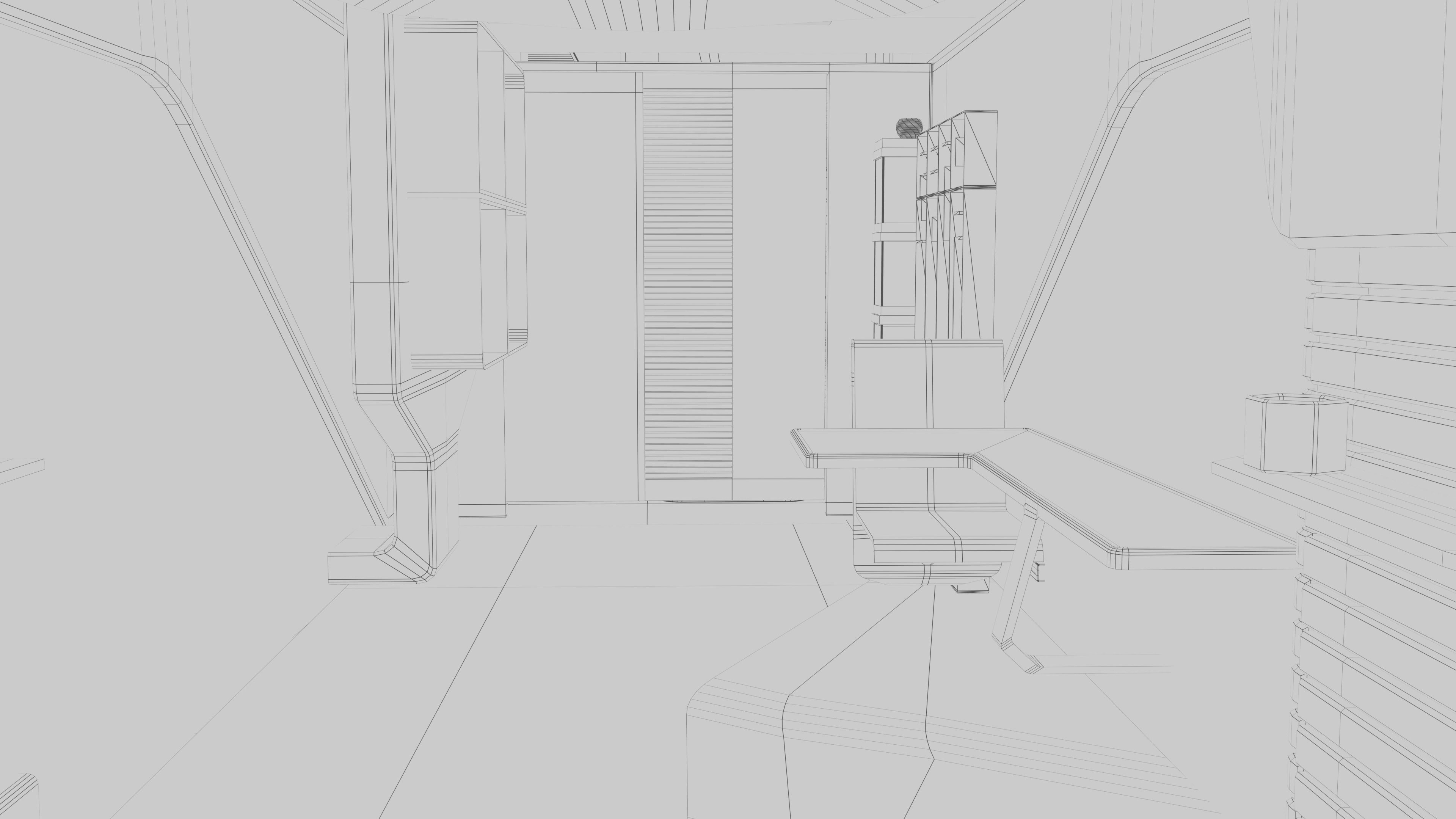 Centurian Spaceship Low-poly 3D model_16