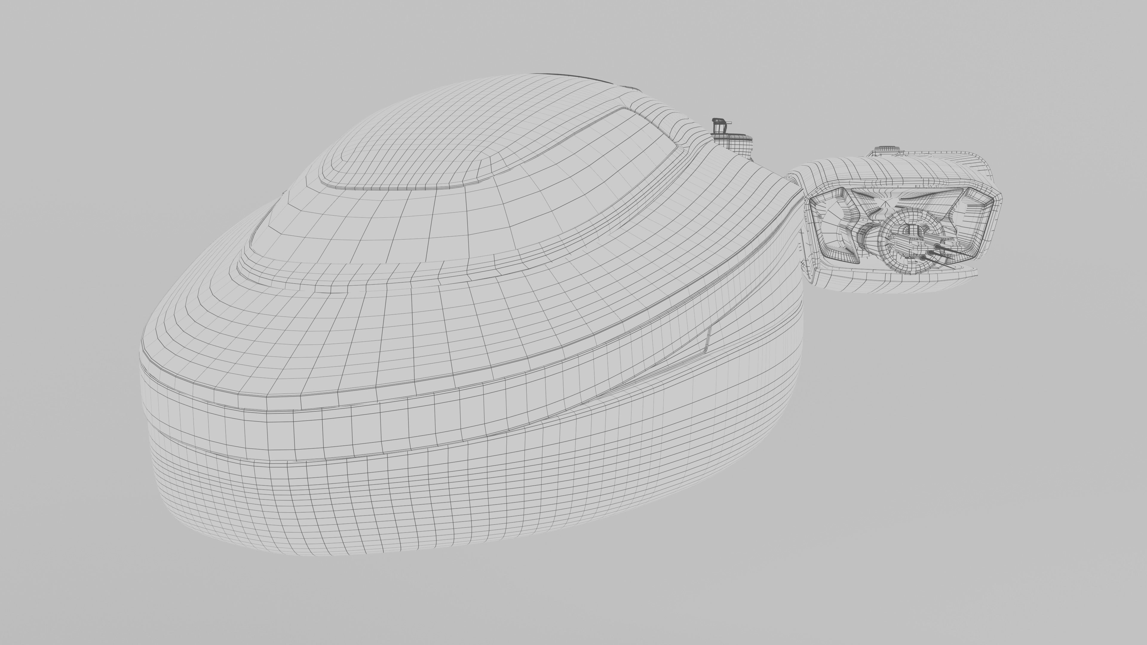 Centurian Spaceship Low-poly 3D model_17