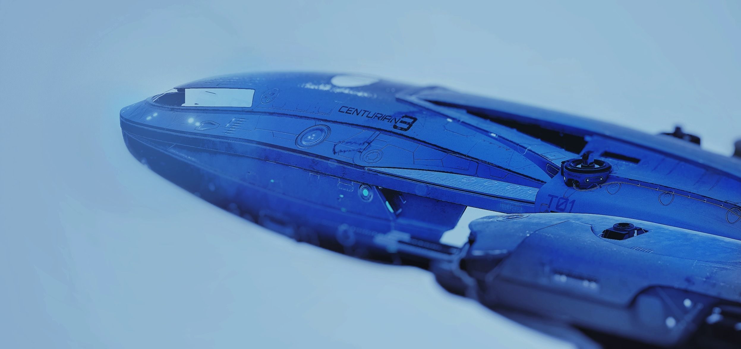 Centurian Spaceship Low-poly 3D model_5