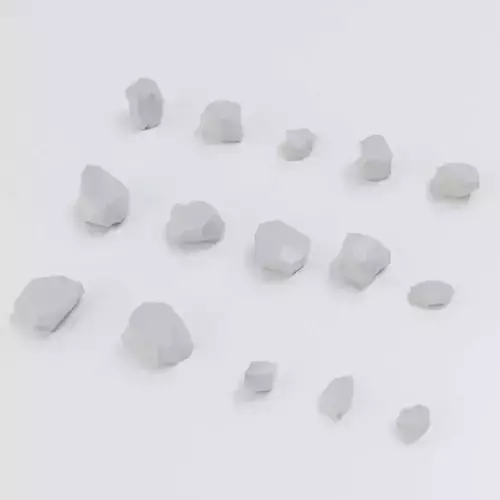 Stones toon 3d model 