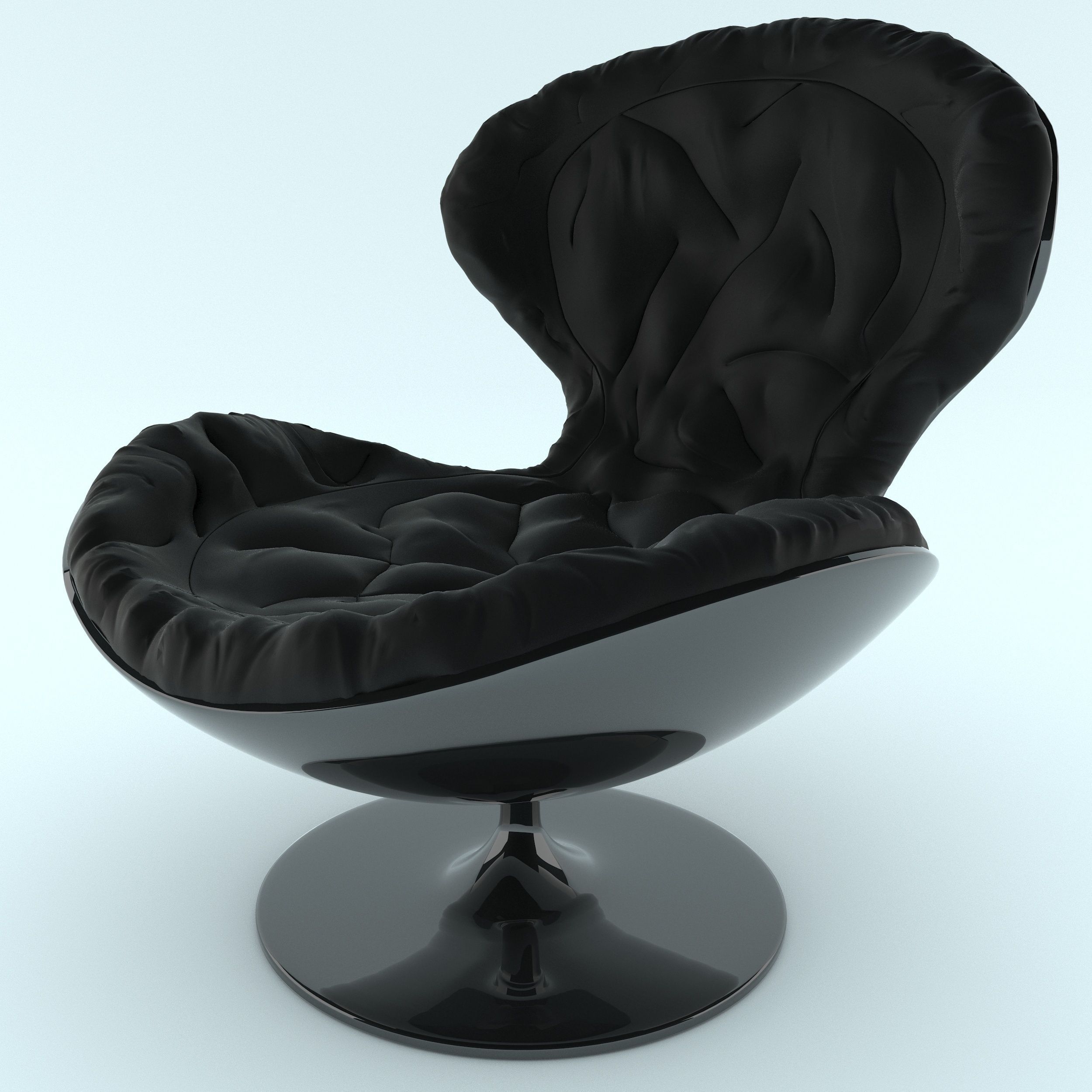 Armchair swivel chair - swivel chair Free 3D model_4