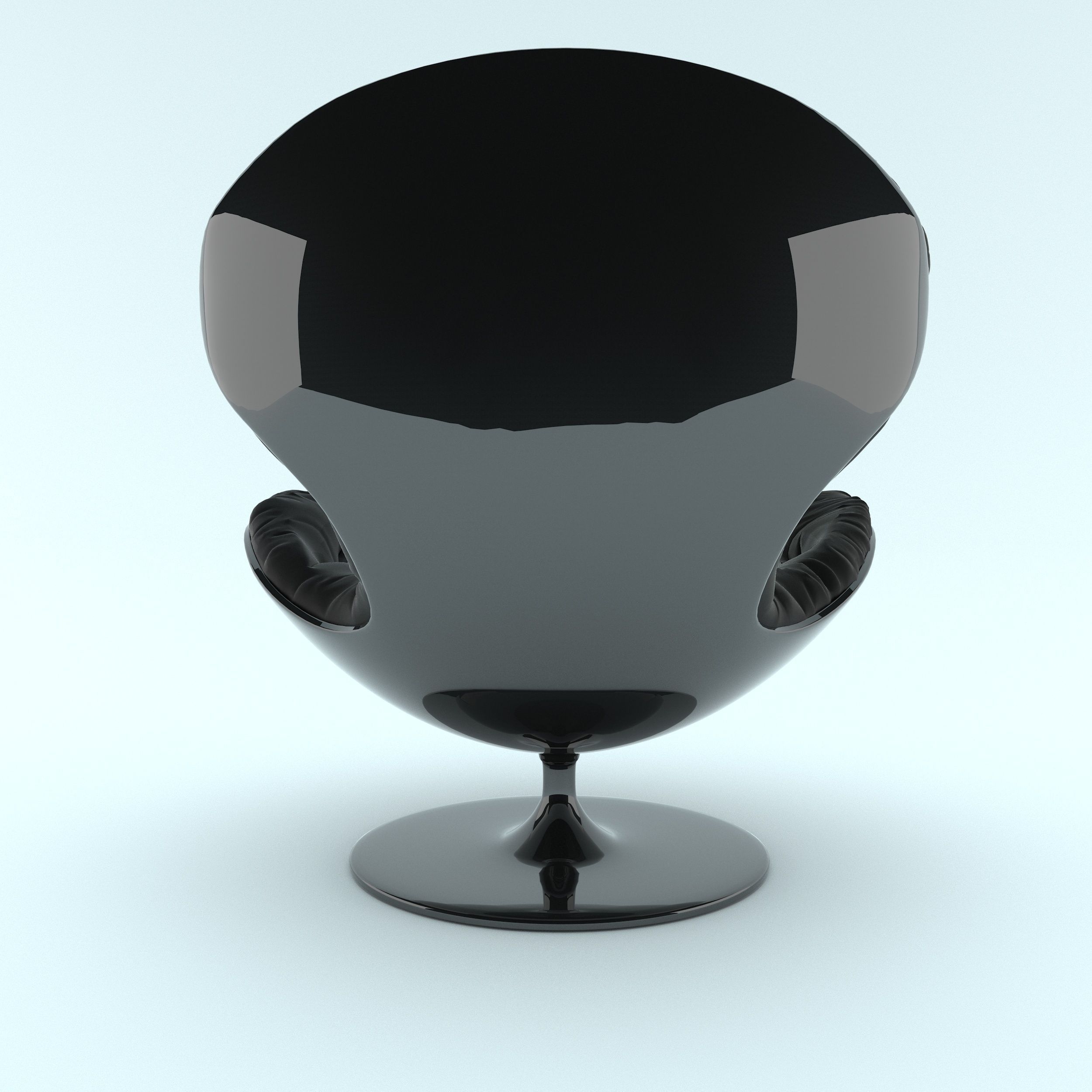 Armchair swivel chair - swivel chair Free 3D model_3