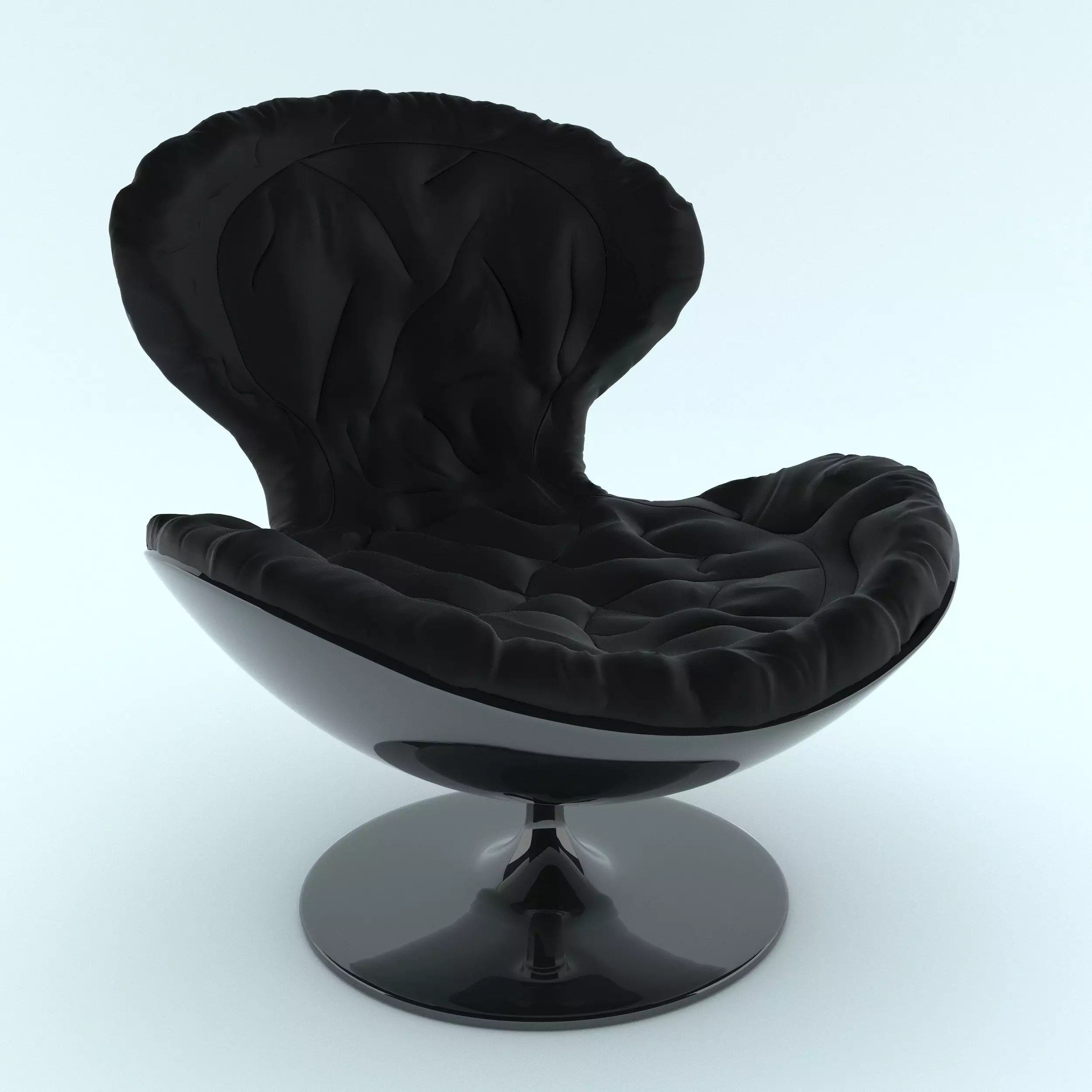Armchair swivel chair - swivel chair Free 3D model_0