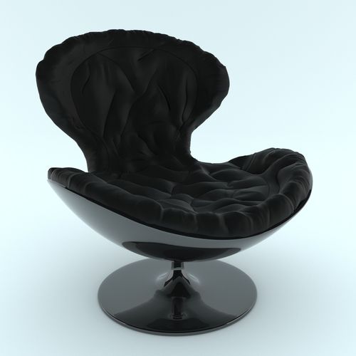Armchair swivel chair - swivel chair Free 3D model