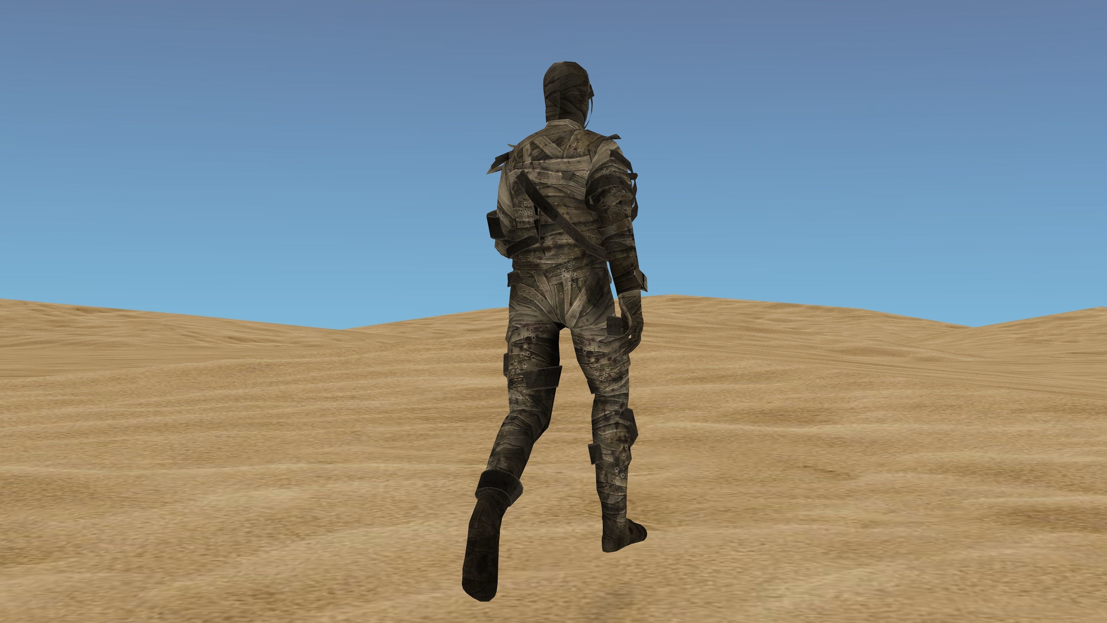 MUMMY with Animation Low-poly 3D model_6