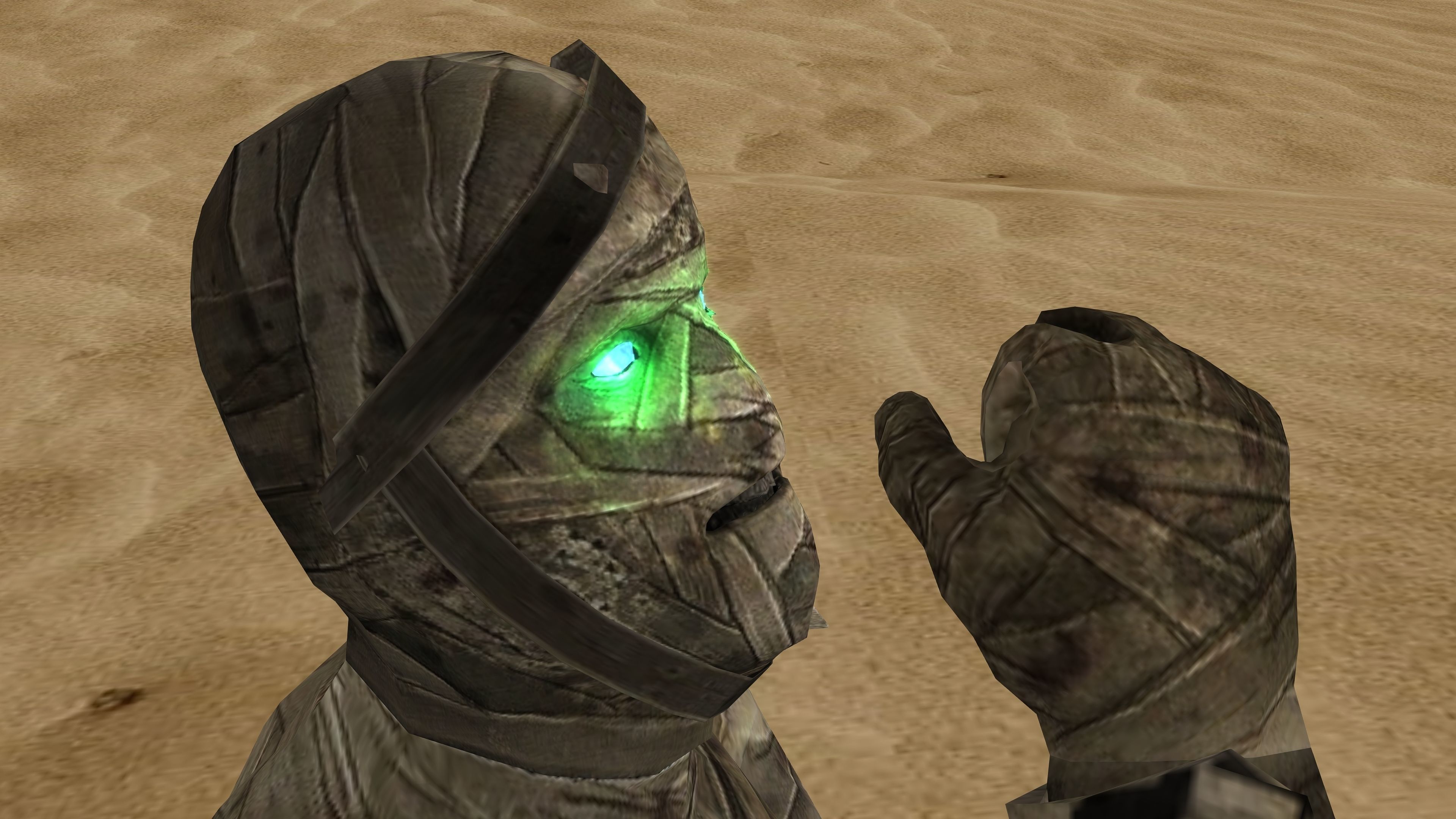 MUMMY with Animation Low-poly 3D model_9